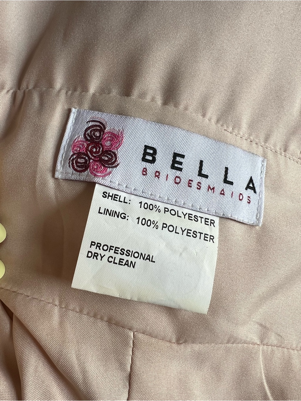 Blush Pink Maxi Dress By Bell Bridesmaids — image 3 of 4